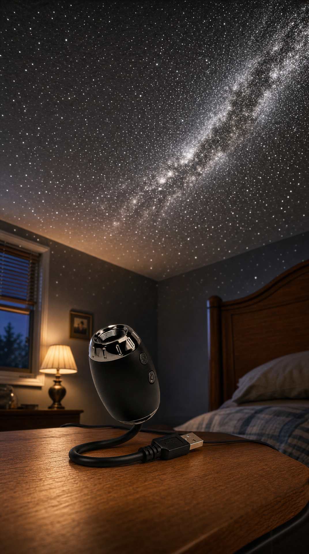 Black Hole USB Projector