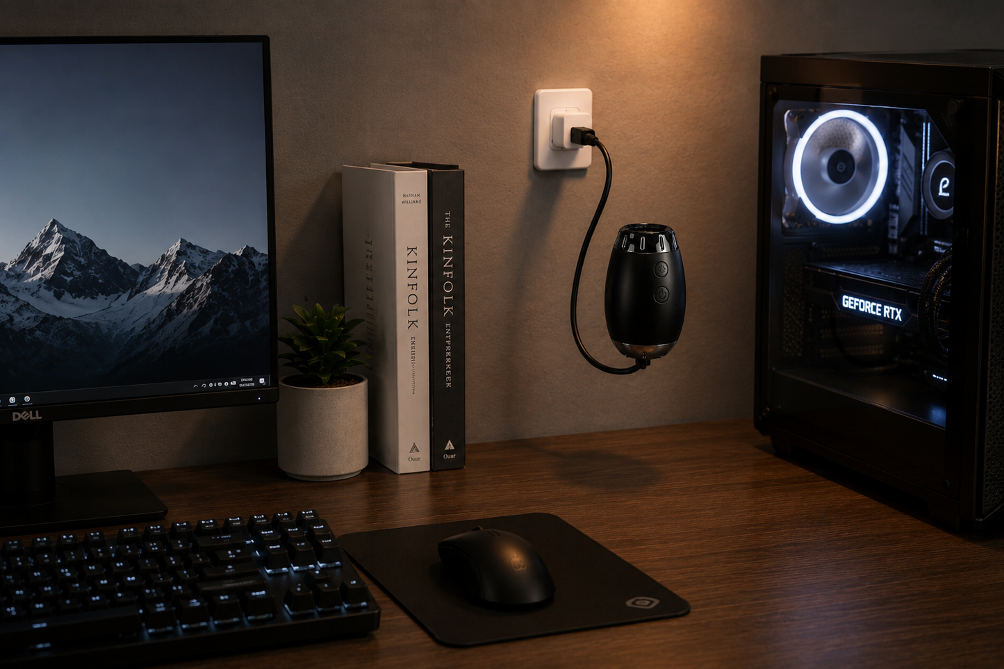 Black Hole USB Projector