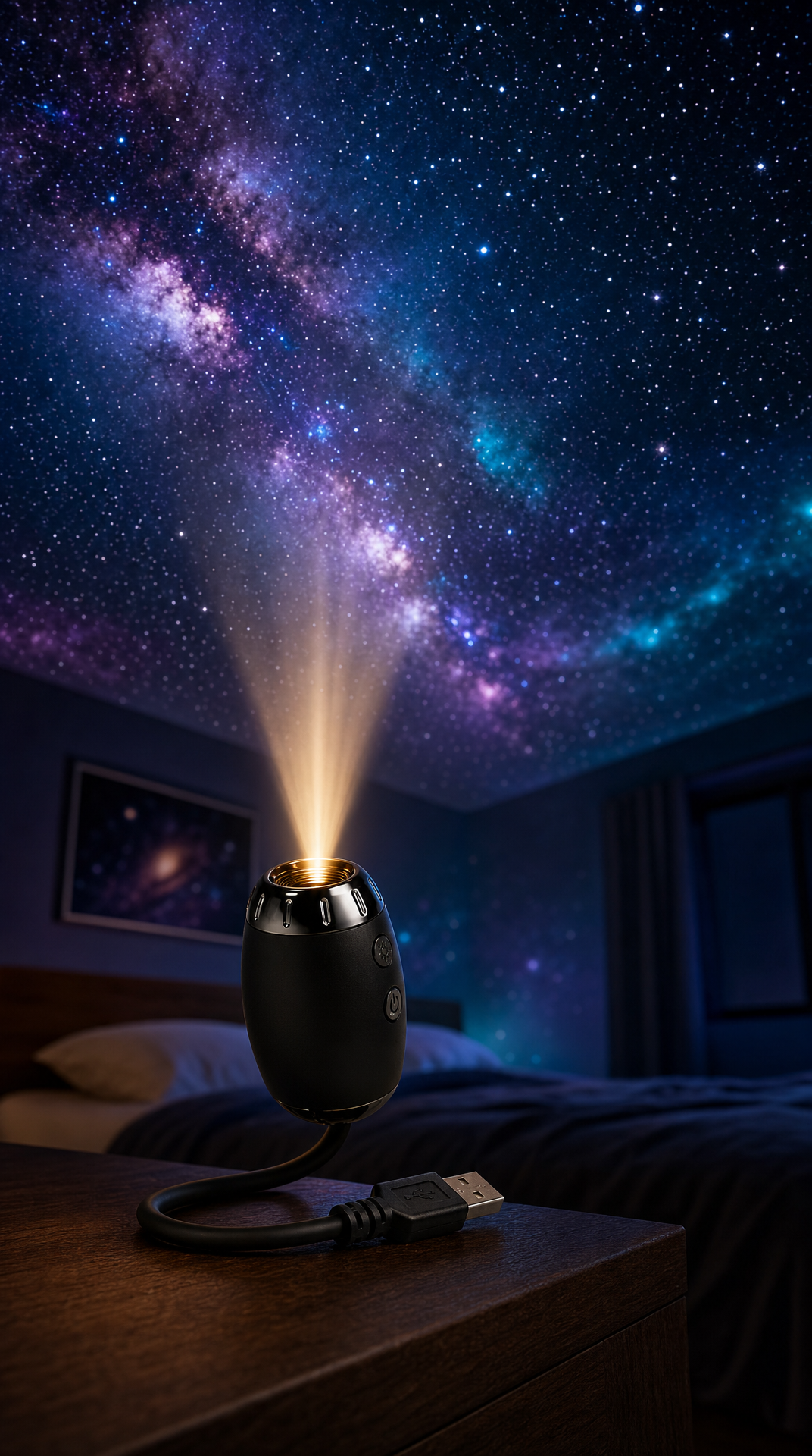 Black Hole USB Projector