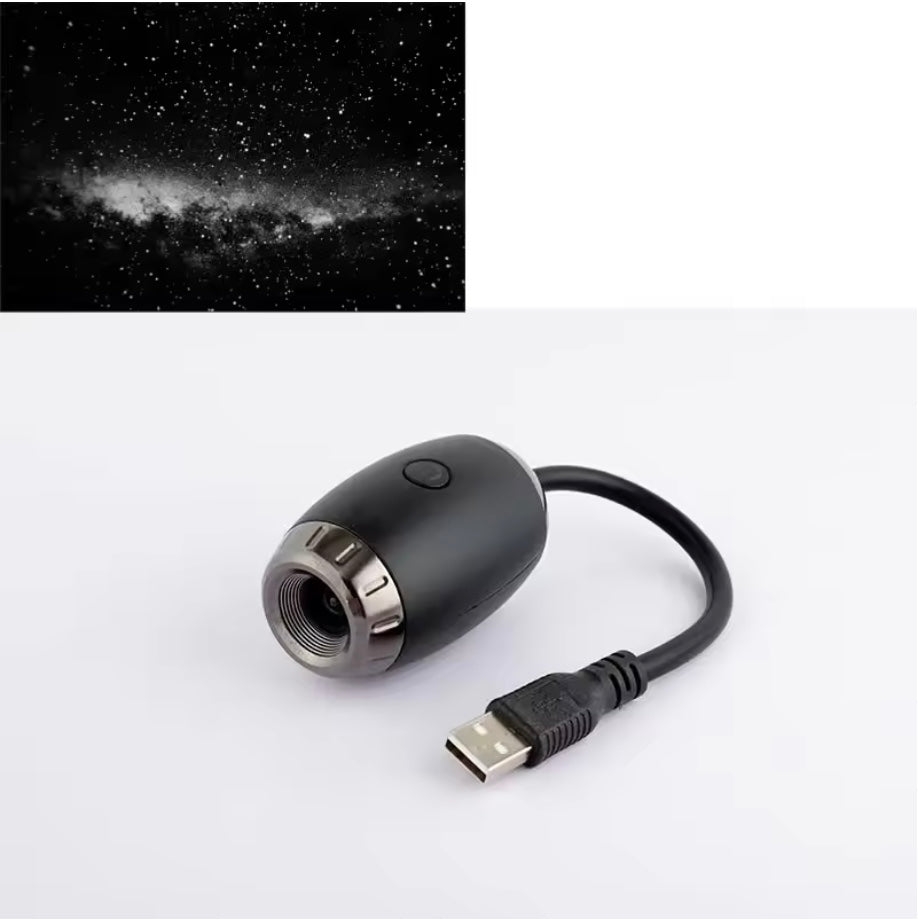 Galaxy Pattern USB Star Projector Lamp