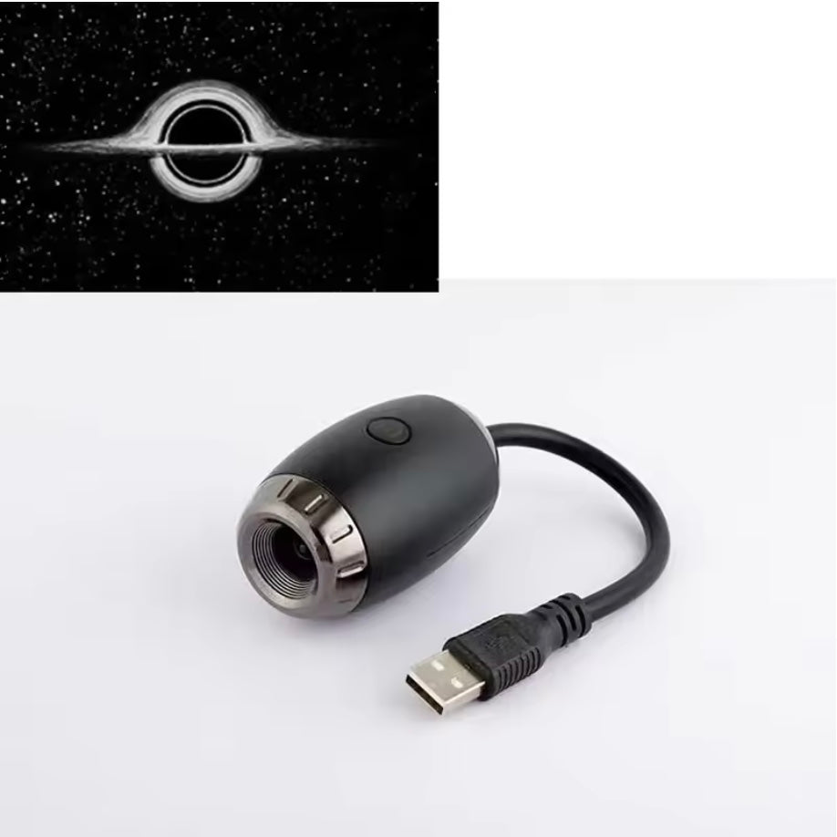 Black Hole USB Projector