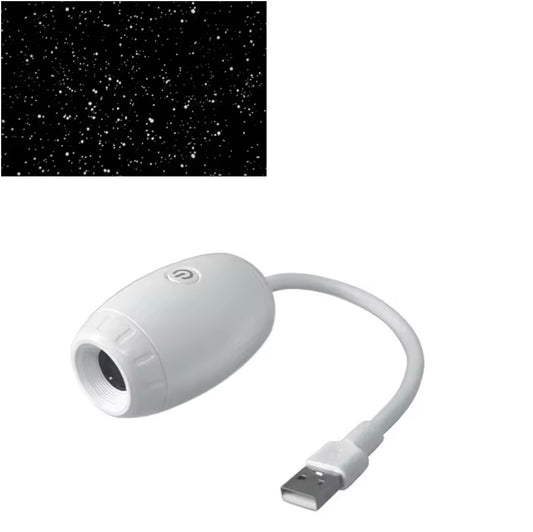 White Star Dot USB Projector
